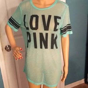 Sheer Victorias Secret Sleep Shirt - Size Small